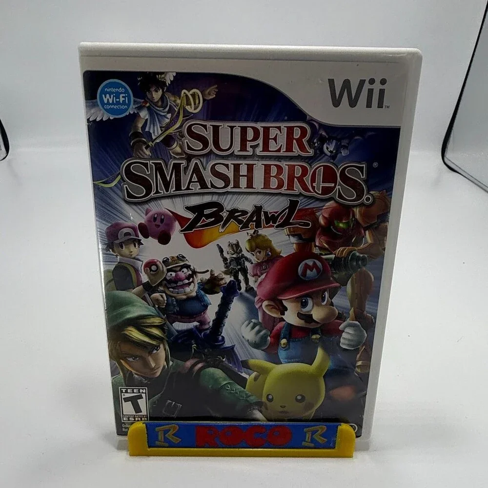 Super Smash Bros. Brawl (Nintendo Wii, 2008) Complete W/ Manual